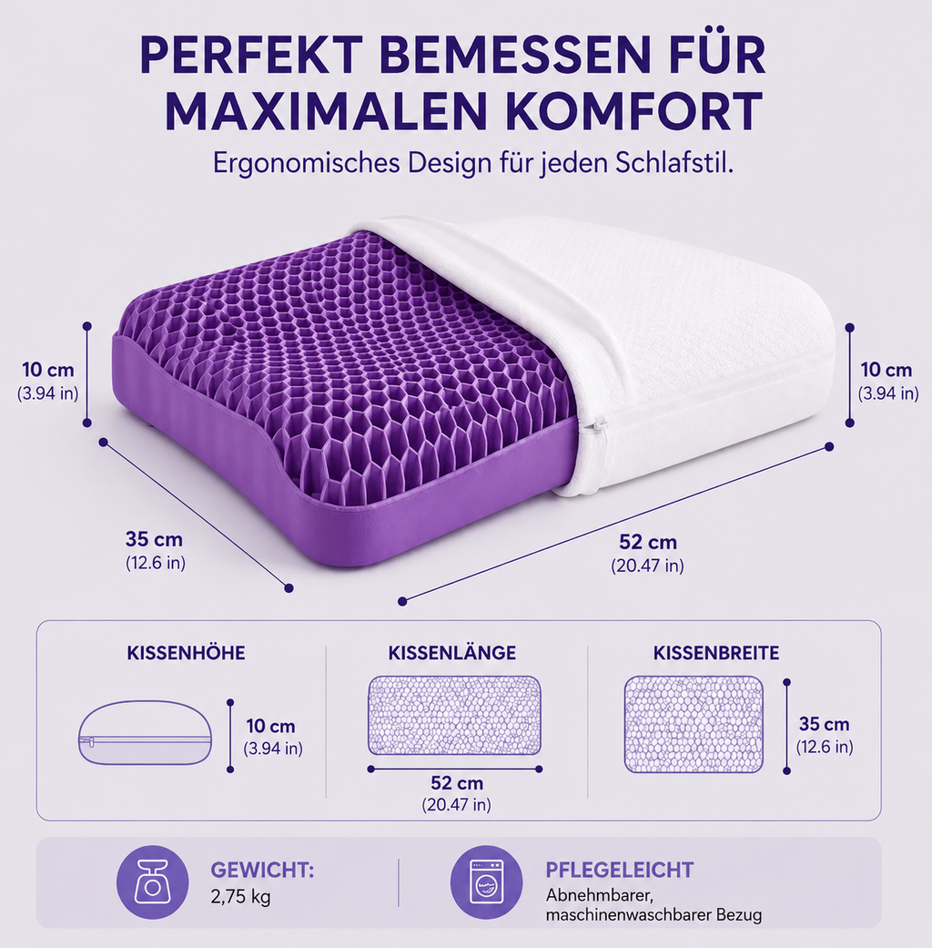 Nordsleep Ergonomisches Kühlkissen