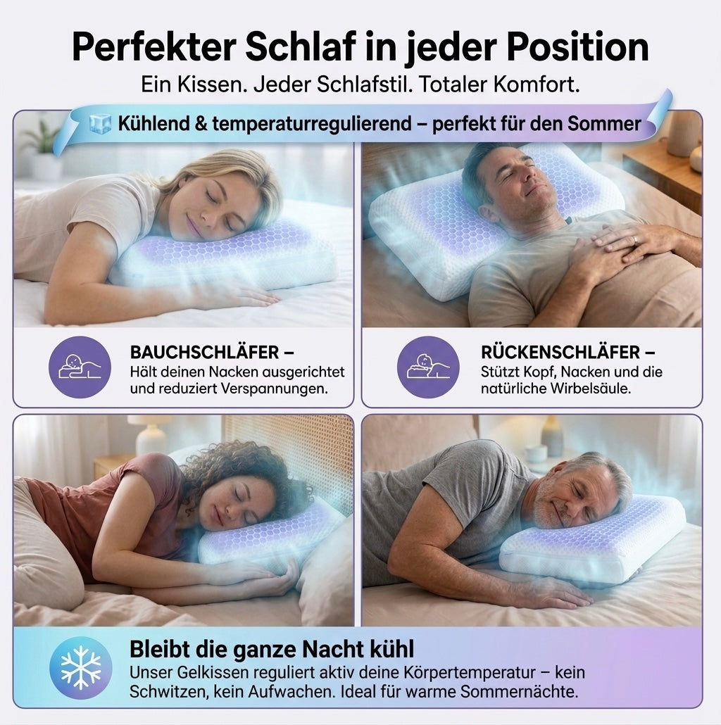 Nordsleep Ergonomisches Kühlkissen